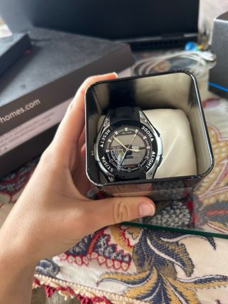 Reloj Anike Negro y Plateado