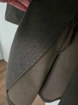 Abrigo largo marrón calentito