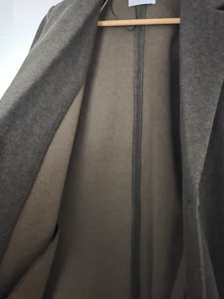 Abrigo largo marrón calentito