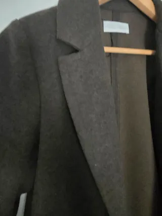 Abrigo largo marrón calentito