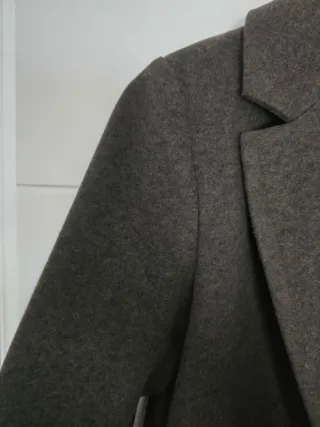 Abrigo largo marrón calentito