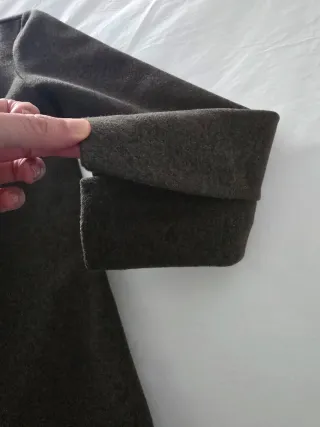 Abrigo largo marrón calentito