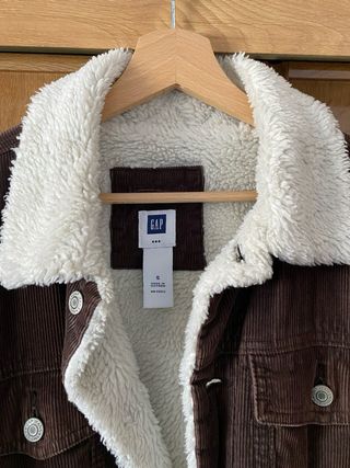 Cazadora Gap Borrego Talla S Marrón