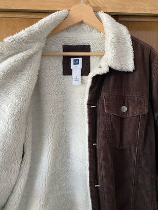 Cazadora Gap Borrego Talla S Marrón
