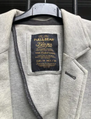 Chaqueta Pull&Bear Gris Talla M