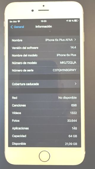 iPhone 6S Plus 64GB Blanco