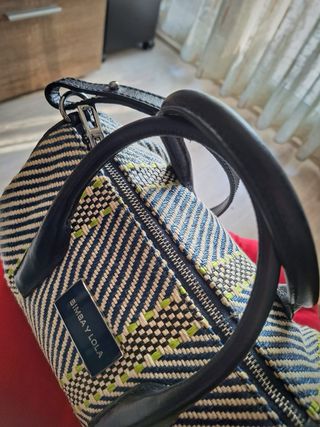 Bolso Bimba y Lola negro y multicolor