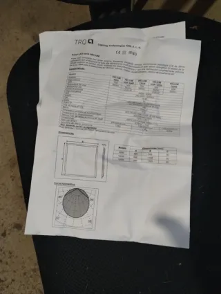 Paneles LED profesionales D-LITE 60x60.