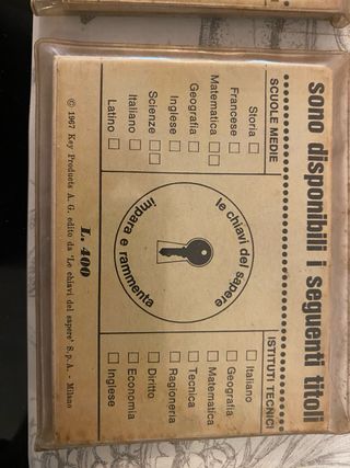 Corsi tascabili 1967