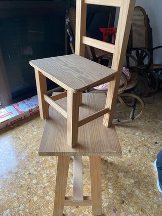 Escritorio infantil madera antiguo