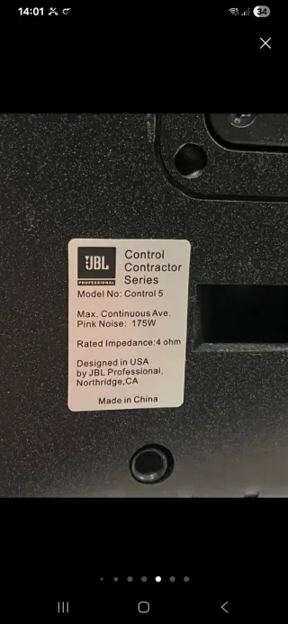 Altavoces JBL Negros