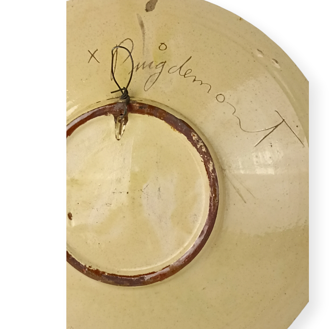 Plato cerámica Puigdemont