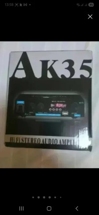 Amplificador Audio AK35 Bluetooth 800W + Mando