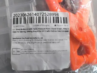 Pinza bottoni a pressione + 50 bottoni