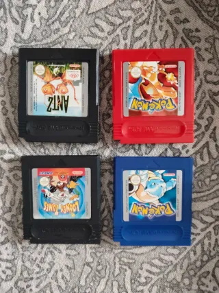 Nintendo GameBoy Color Amarillo + 4 juegos + funda