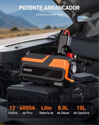 Arrancador Coche 5000A + Compresor Aire 150PSI
