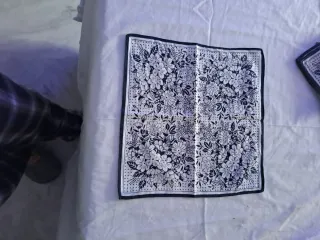 Sciarpe antiche floreali