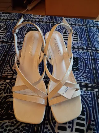 Sandalias Marypaz Beige Talla 38