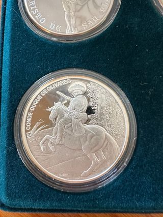 Colección 4 Monedas Plata Velázquez