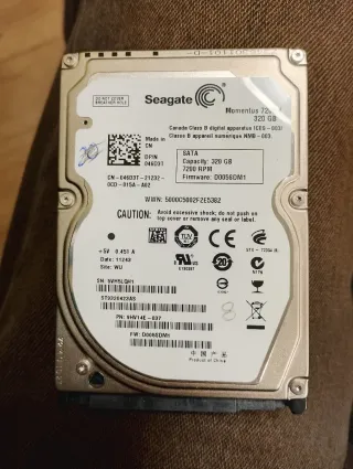 Disco Duro Seagate 320GB SATA 7200RPM