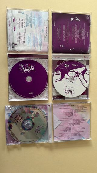 Pack 3 CDs Violetta Disney