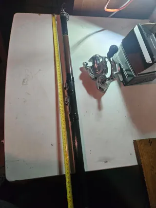 Caña y carrete de pesca Nx2000