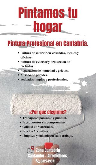 Pintura Profesional Interior y Exterior