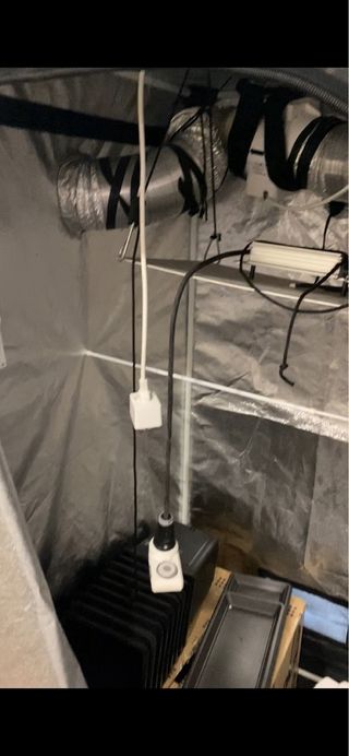 Armario de cultivo interior,filtro y luz led inclu