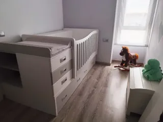 Dormitorio convertible bebé con cambiador