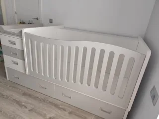 Dormitorio convertible bebé con cambiador