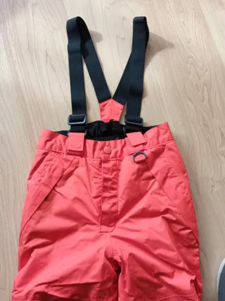 Pantalón de esquí para niño/a naranja 110/116cm
