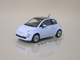 Fiat 500 2007 Azzurro Motorama 1/43