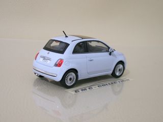 Fiat 500 2007 Azzurro Motorama 1/43