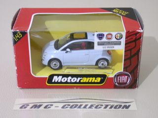 Fiat 500 2007 Azzurro Motorama 1/43