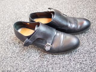 Botticelli Vintage Monk Strap Scarpe 40 pelle