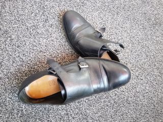 Botticelli Vintage Monk Strap Scarpe 40 pelle