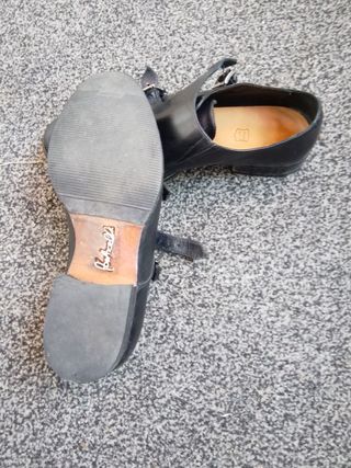 Botticelli Vintage Monk Strap Scarpe 40 pelle