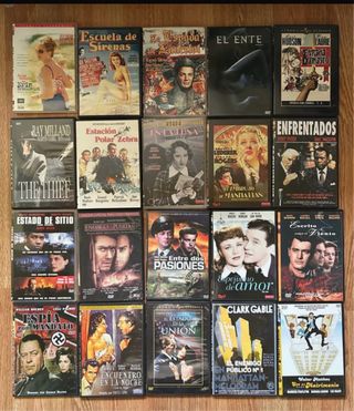 DVDs en buen estado. Precio por unidad.