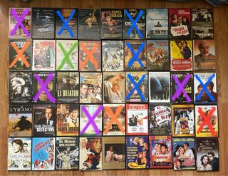 DVDs en buen estado. Precio por unidad.