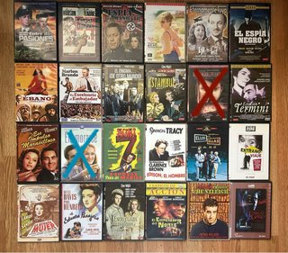 2) DVDs en buen estado. Precio por unidad.