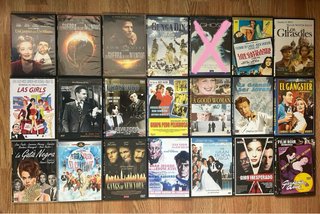 2) DVDs en buen estado. Precio por unidad.