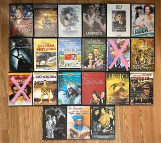 2) DVDs en buen estado. Precio por unidad.
