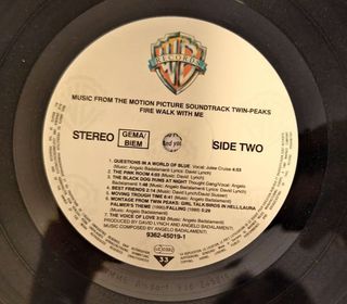 Vinilo Twin Peaks Fire Walk With Me Soundtrack