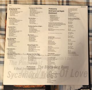 Vinilo Twin Peaks Fire Walk With Me Soundtrack