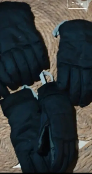 LOTE de Guantes térmicos para nieve talla M y xs