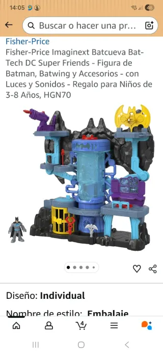 Batcueva Fisher-Price Imaginext DC