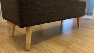 Banco pie de cama con tapa plegable