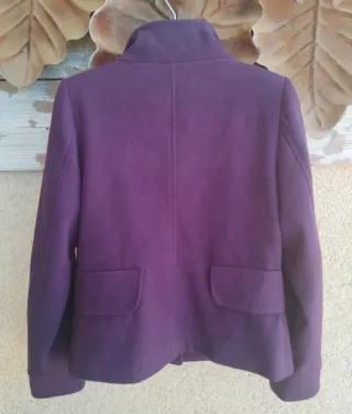 Chaqueta abrigo Morada FRK Talla L capotto