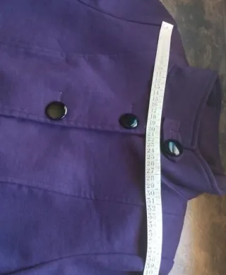 Chaqueta abrigo Morada FRK Talla L capotto