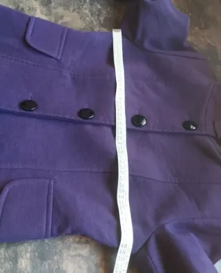 Chaqueta abrigo Morada FRK Talla L capotto